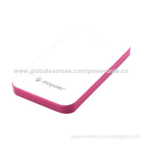 Li-polymer Dual USB Ports Li-polymer Battery Cell Emergency Battery Charger with 8,000mAh Capacity